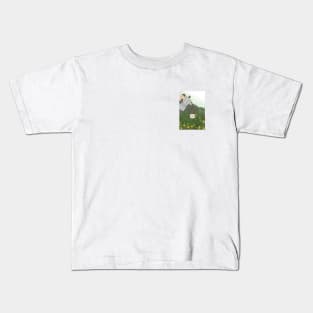 mokapot and coffee in the nature Kids T-Shirt